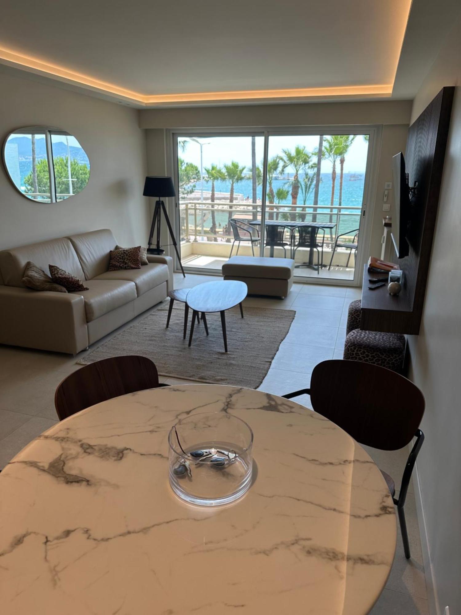 Appartement Rottaro Luxueux 2 Ch 2 Sdb Face A La Mer Cannes Exterior photo
